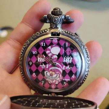 앨리스 인 원더랜드 체셔 고양이 회중시계