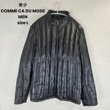 레어 COMME CA DU MODE MEN 블랙 램 가죽