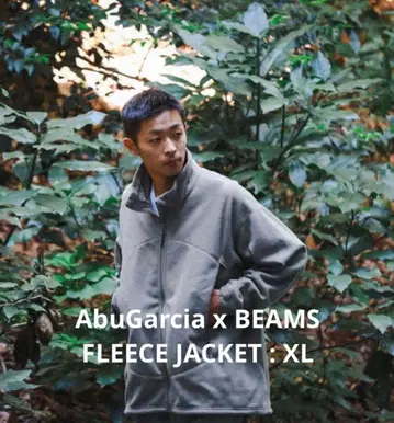 Abu Garcia x BEAMS / 별주 밀리터리 플리스 재킷