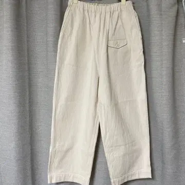 고쉬 코튼 해린본 와이드 팬츠