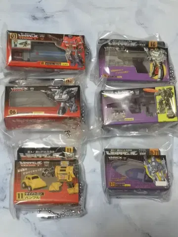 트랜스포머 미니어처 패키지 컬렉션 전 6종 세트 풀 컴프