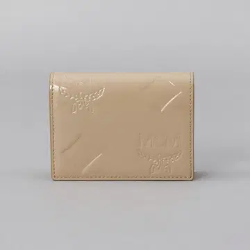 MCM 접이식 지갑 동전 지갑 포함 IRISH CREAM 미사용 새상품