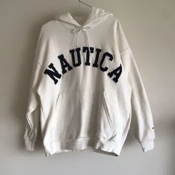 NAUTICA 화이트 후드티 S