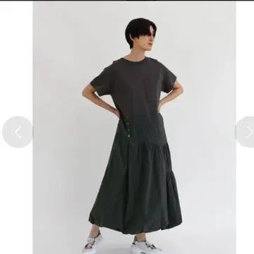 야마다야 LASUD 절개 벌룬 원피스 (차콜 그레이)