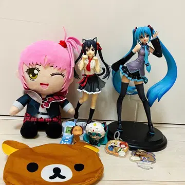 헤이세이 여아 굿즈 세트 수호캐릭터 리락쿠마 하츠네 미쿠 아즈냥