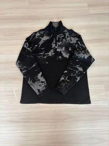 DESCENT 긴팔 스웨터 블랙/그레이 카모플라쥬