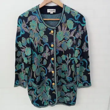 1.5 S769P 빈티지 가디건 골드 버튼 9R