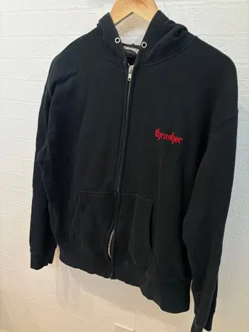 트레셔 후드티 블랙