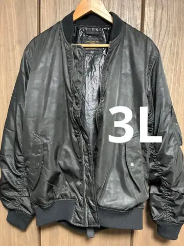 워크맨 새상품급 MA-1 플라이트 자켓 검정 블랙 알루미늄