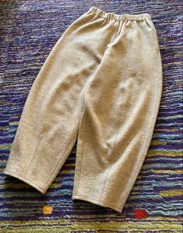 바바구리 미사용 2021AW 울 펠트 벌룬 P 요건 레일