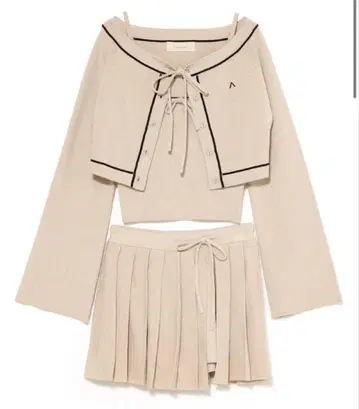 ANDMARY Jennie line knit set up