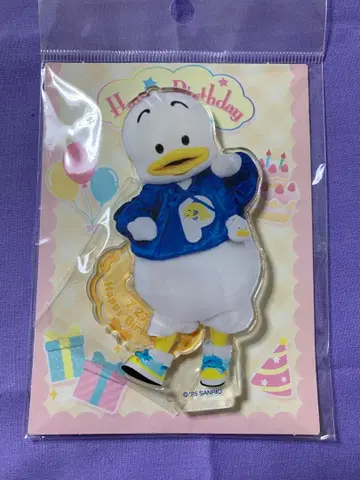 산리오 페크루 아크릴 스탠드 벌스데이 퓨로