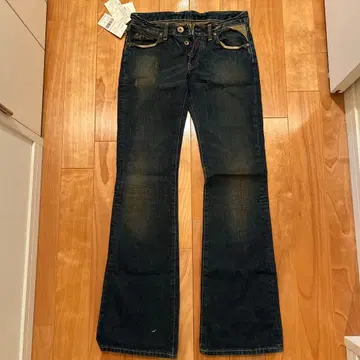 Replay 플레어 팬츠 다크 블루