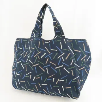 새상품급 mina perhonen 자수 멀티 컬러 올 패턴 토트 백 가방