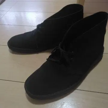 클락스 데저트 부츠 블랙 스웨이드 27~27.5cm