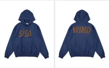 SEA WIND AND 후드티 네이비 S