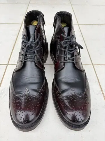 리에라보 가죽 부츠 27.5 새상품급