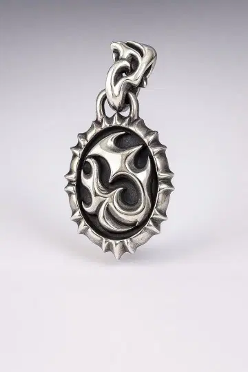 실버925 타원형 펜던트 4339