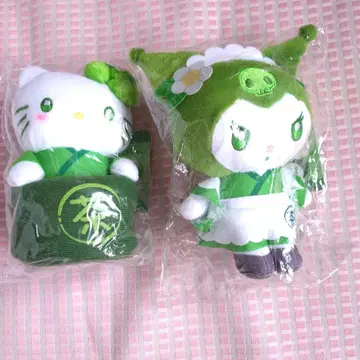 헬로키티 & 쿠로미 봉제 인형 세트