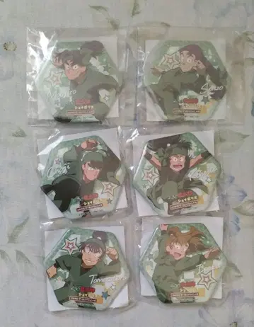 닌타마 란타로 조이폴리스 캔뱃지 6개 세트 6학년