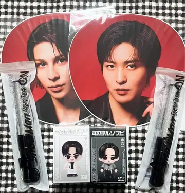 SnowMan 메구로 렌 라울 ON 부채, 응원봉, 소프트 비닐