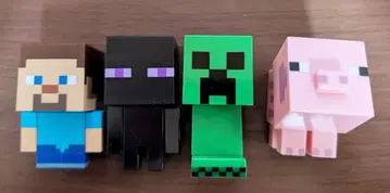 [전 4종 컴프] 캡슐 캐릭터 마인크래프트 피규어 세트 (마인크래프트)