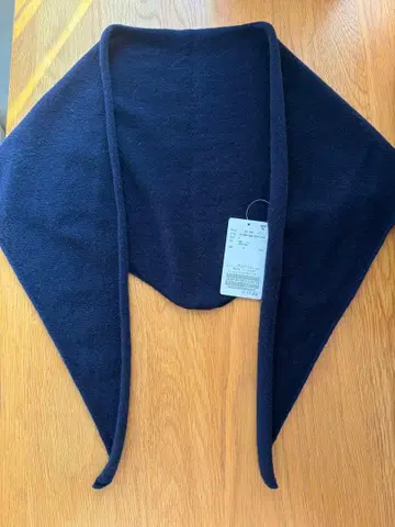 IENA 뉴질랜드 울 니트 스카프 네이비