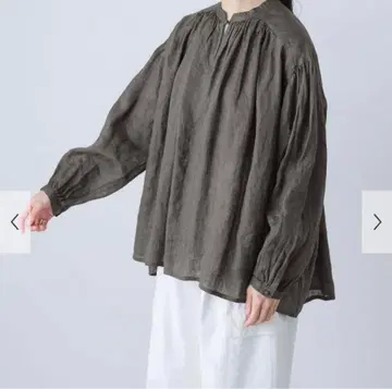 카구레 린넨 스모크 블라우스 2025SS