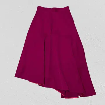 GALLARDAGALANTE 울 100% 비대칭 플레어 스커트 0