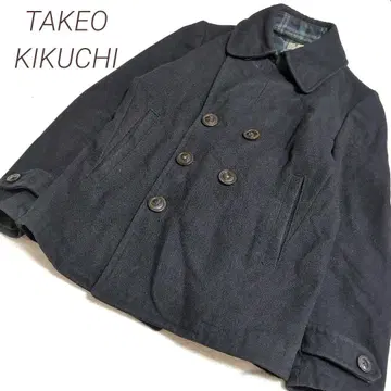 TAKEO KIKUCHI 다케오 키쿠치 피 코트 울 코트 2