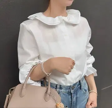 OHGA 와플 블라우스