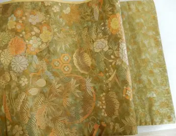 보물 가득 후쿠로 오비 북 무늬