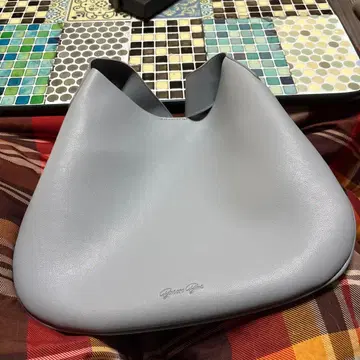 그레이 숄더백 스무스 가죽 (BARCOS) 발코스