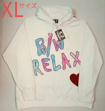 [ [ 미사용 새상품 ] ] 팬디에스타 B/W BIG 풀오버 후드티