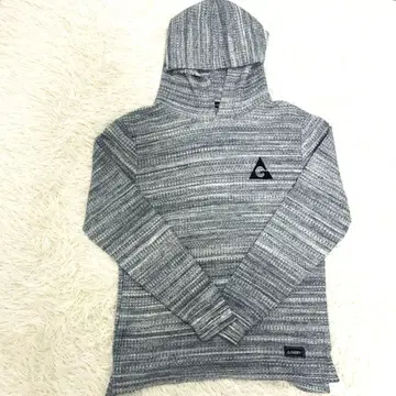 GERRY 제리 와플 니트 후드티 L 사이즈 그레이 자수 로고 새상품급