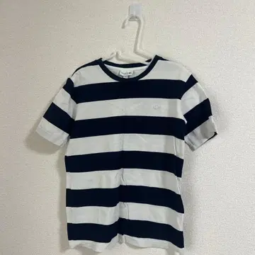 라코스테 반팔 티셔츠 네이비 화이트