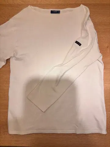 SAINT JAMES 긴팔 티셔츠 화이트