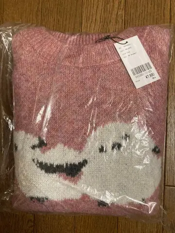 그라니프 시마연가 미개봉 새상품 스웨터 핑크 정가 7900엔
