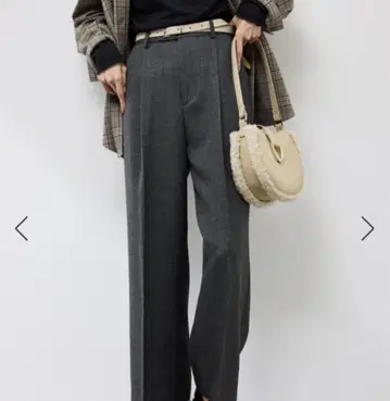 ROPE' PICNIC 로페피크닉 쓰리톤 트위드 와이드 팬츠 M