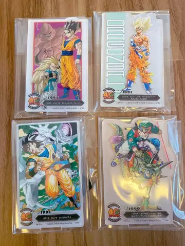 드래곤볼 제일복권 40th 아크릴 스탠드 4개 세트