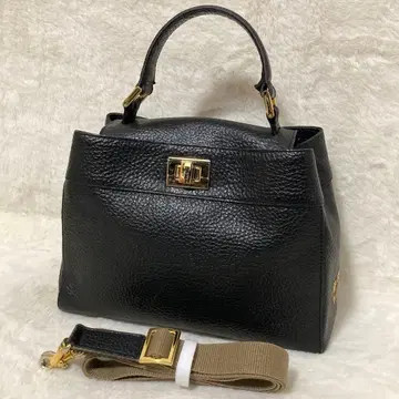 새상품급 ATAO 아타오 리틀라보 핸드백 숄더백 2way 블랙