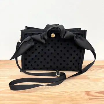 FACTORY OMOTO CUBIC MINI 도트 무늬 숄더백