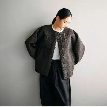 카구레 퀼팅 자수 자켓