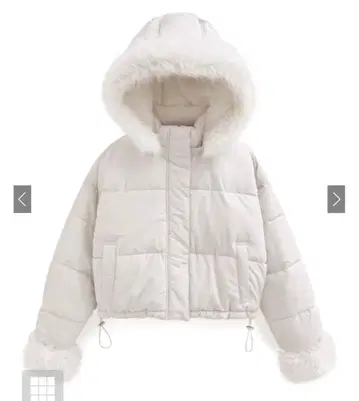 GRL 퍼 다운 다운 자켓