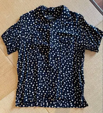 Attractions 도트 무늬 반팔 셔츠 38 biltbuck