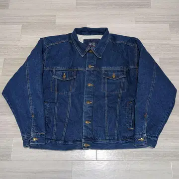 DENIM BLUES 데님 자켓 2XL 속기모 인디고 블루