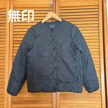 무인양품 포켓 다운 자켓 블랙 M