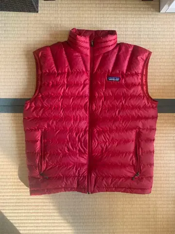 patagonia 다운 베스트 L 레드