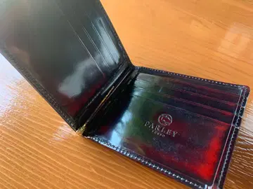 PARLEY 접이식 지갑 다크 레드
