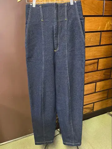 [ RITO ] 하이웨스트 턱 데님 팬츠 38